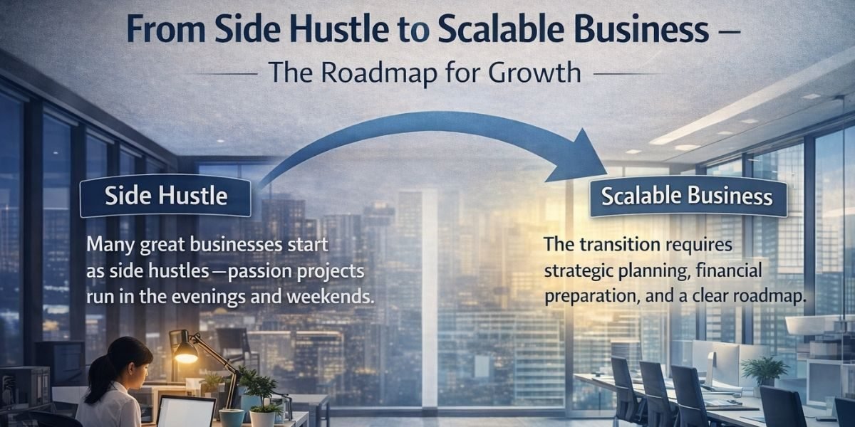 Side Hustle to Full-Time Business: A Real Roadmap